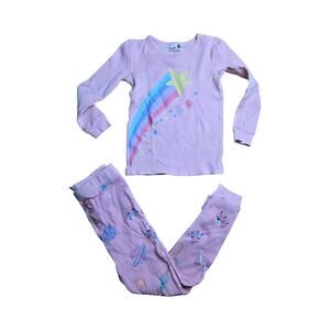 Cotton On Kids Pink Star Pajama Set Size: 6